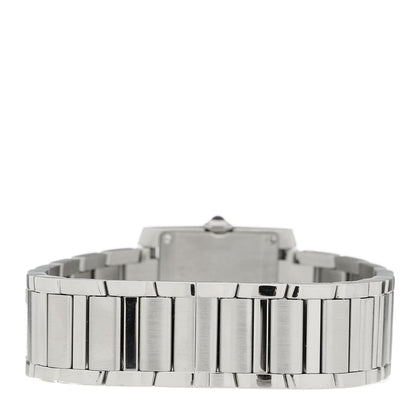 Cartier Stainless Steel 22mm Tank Francaise Quartz Watch Silver 3 of 4