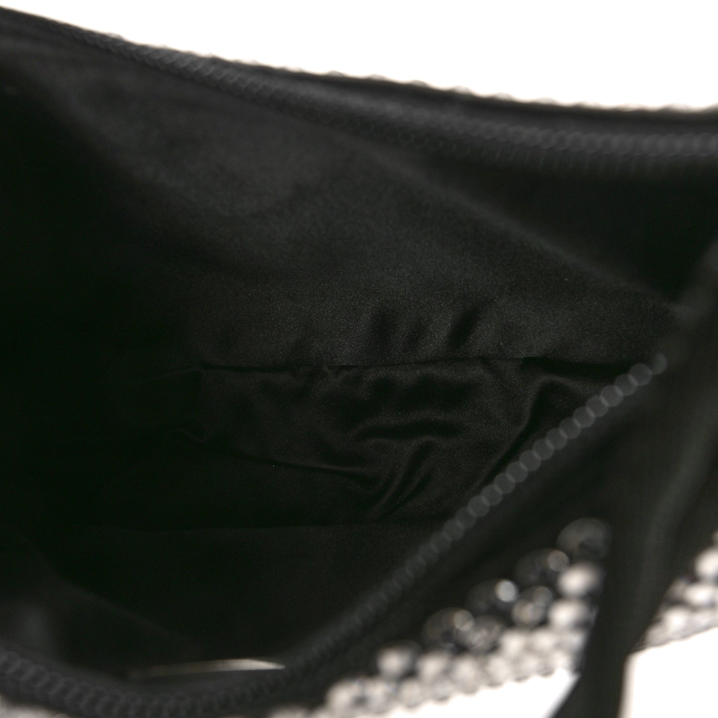 Satin Crystal Mini Re-Edition 2000 Bag Cristal