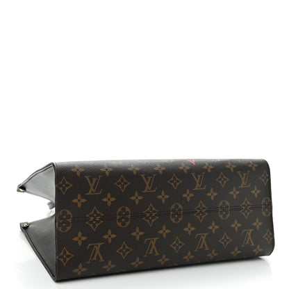 Louis Vuitton Monogram Fall In Love Onthego MM 4 of 9