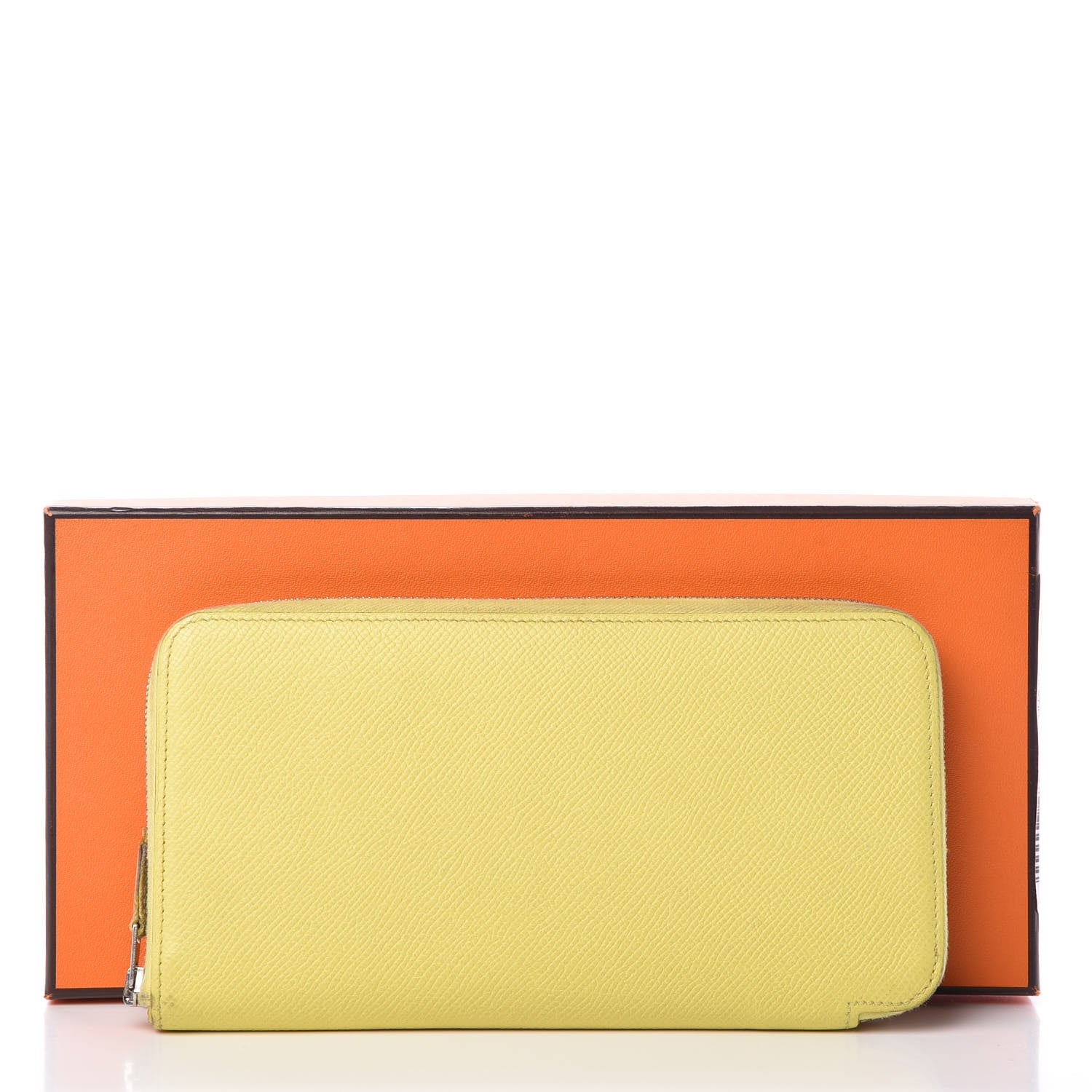 Hermes Epsom Silk'In Wallet Soufre 11 of 11