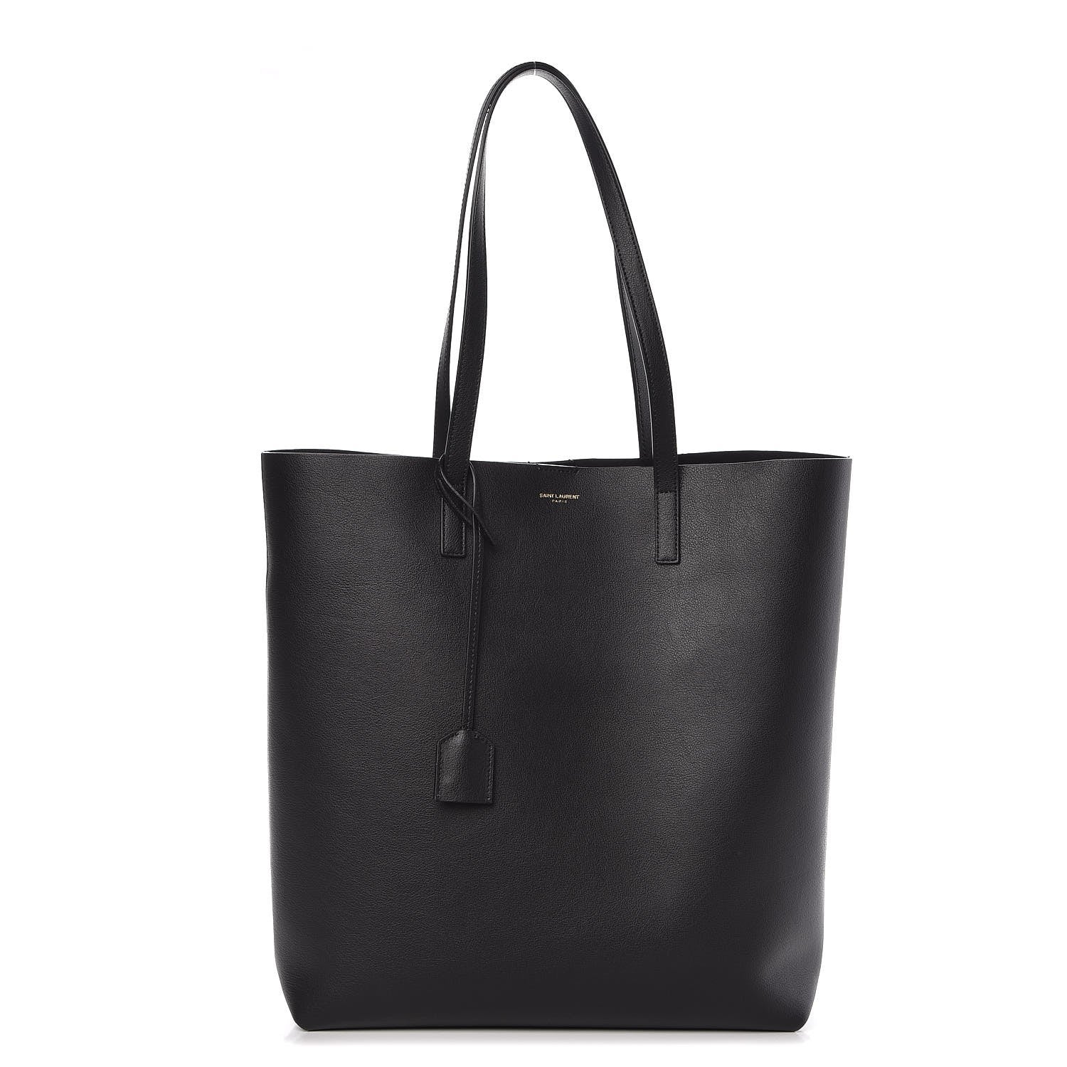 Saint Laurent Calfskin Medium Shopping Tote Black 1 of 11