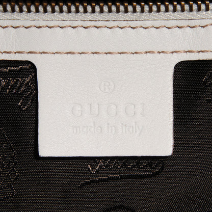 Gucci Calfskin Studded Large Irina Shoulder Bag White 7 of 8
