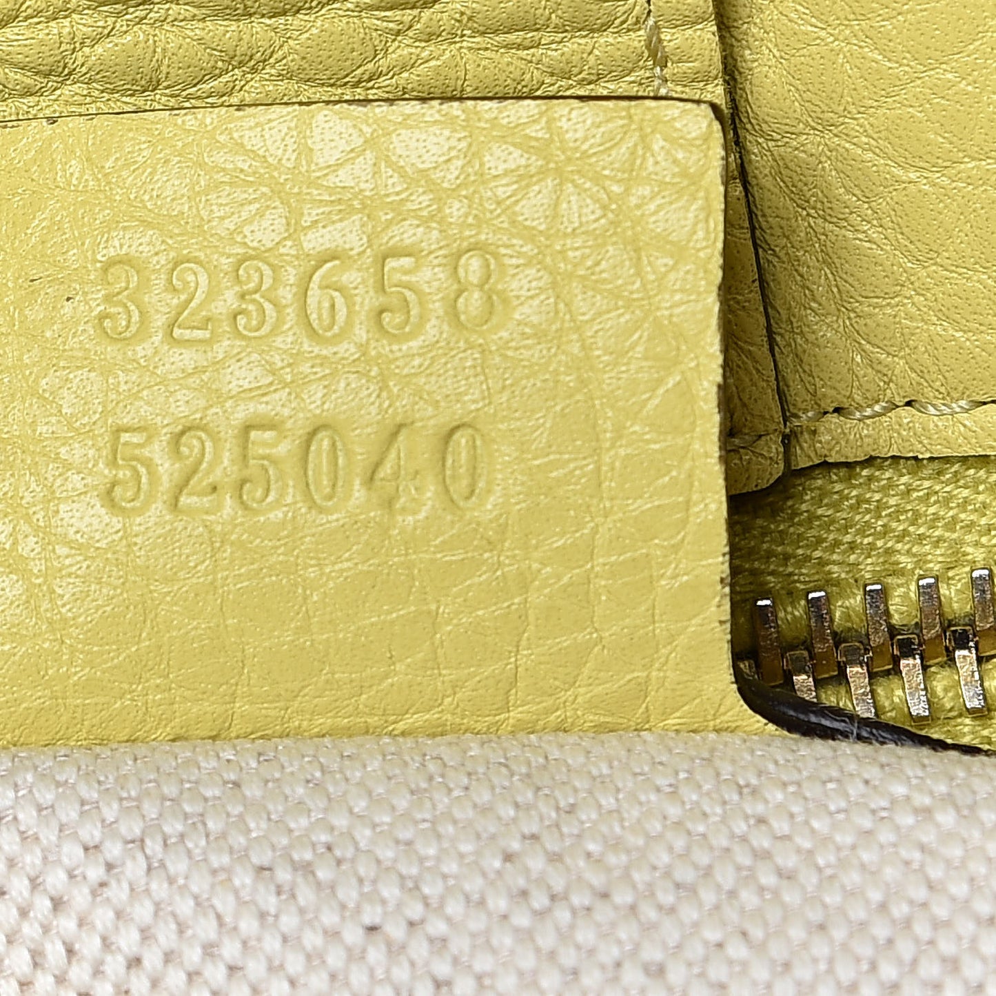 Calfskin Large Bamboo Shopper Tote Citrus