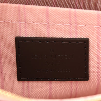 Louis Vuitton Damier Ebene Neverfull MM GM Pochette Rose Ballerine 6 of 6