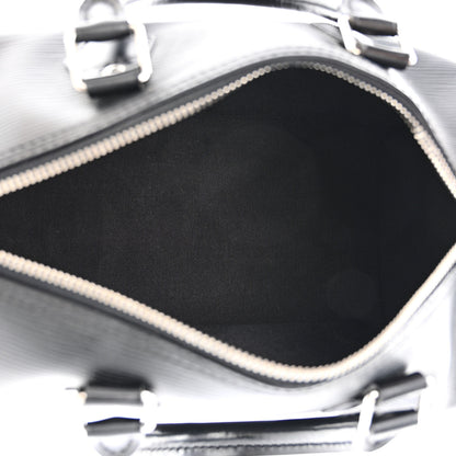 Louis Vuitton Epi Speedy 25 Black 4 of 12