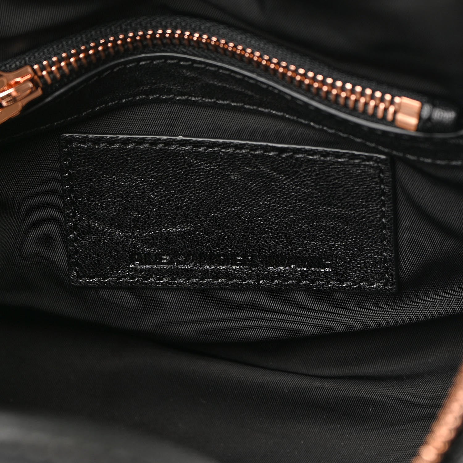 Alexander Wang Pebbled Lambskin Rockie Black Rose Gold Hardware 6 of 14