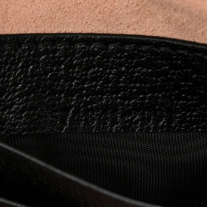 Gucci Textured Calfskin Web Ophidia Round Wrist Wallet Black 7 of 11