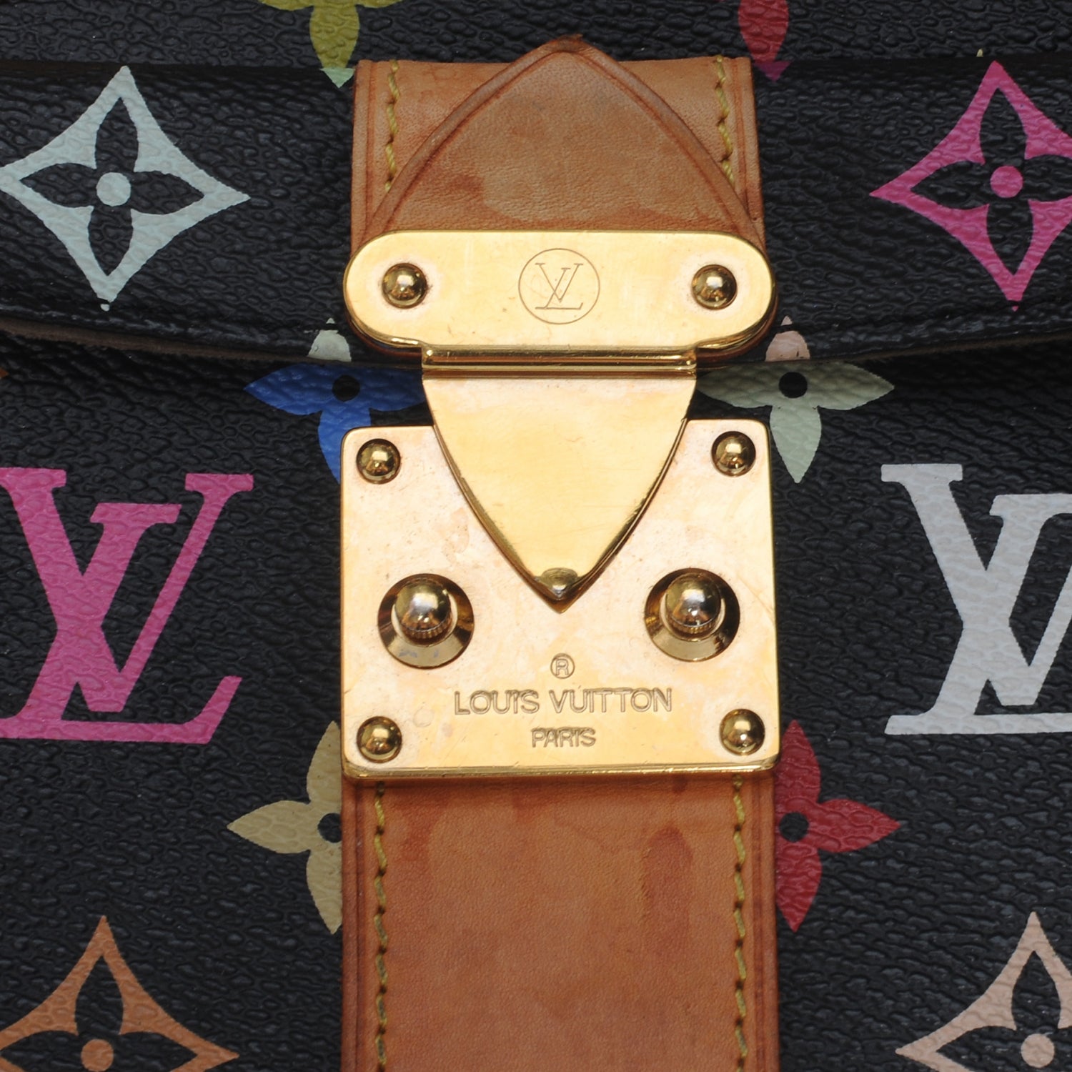 Louis Vuitton Monogram Multicolor Speedy 30 Black 7 of 9