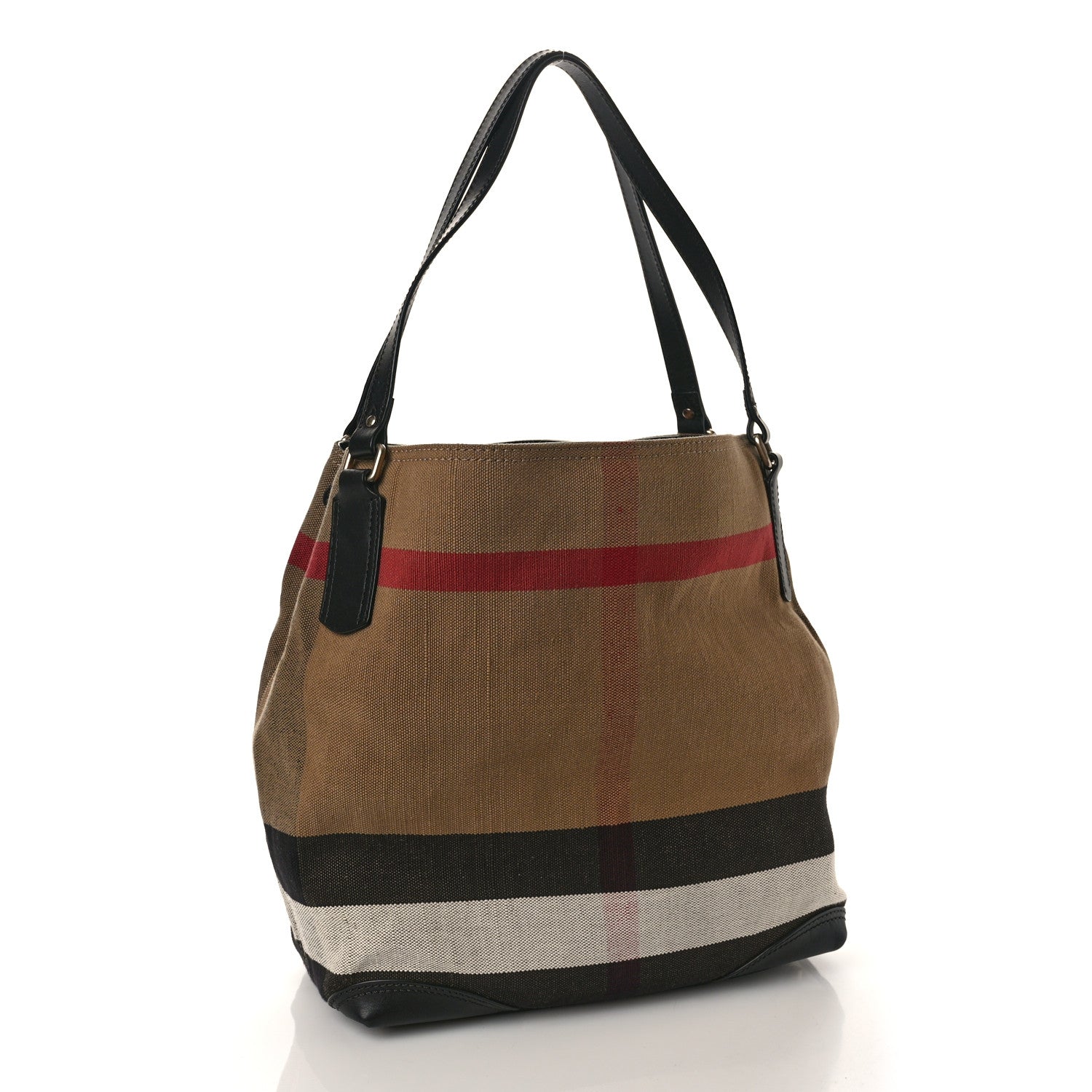 Burberry Canvas Mega Check Medium Maidstone Black 3 of 8