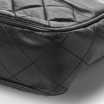 Chanel Lambskin Quilted Shopping Tote Black 8 of 9