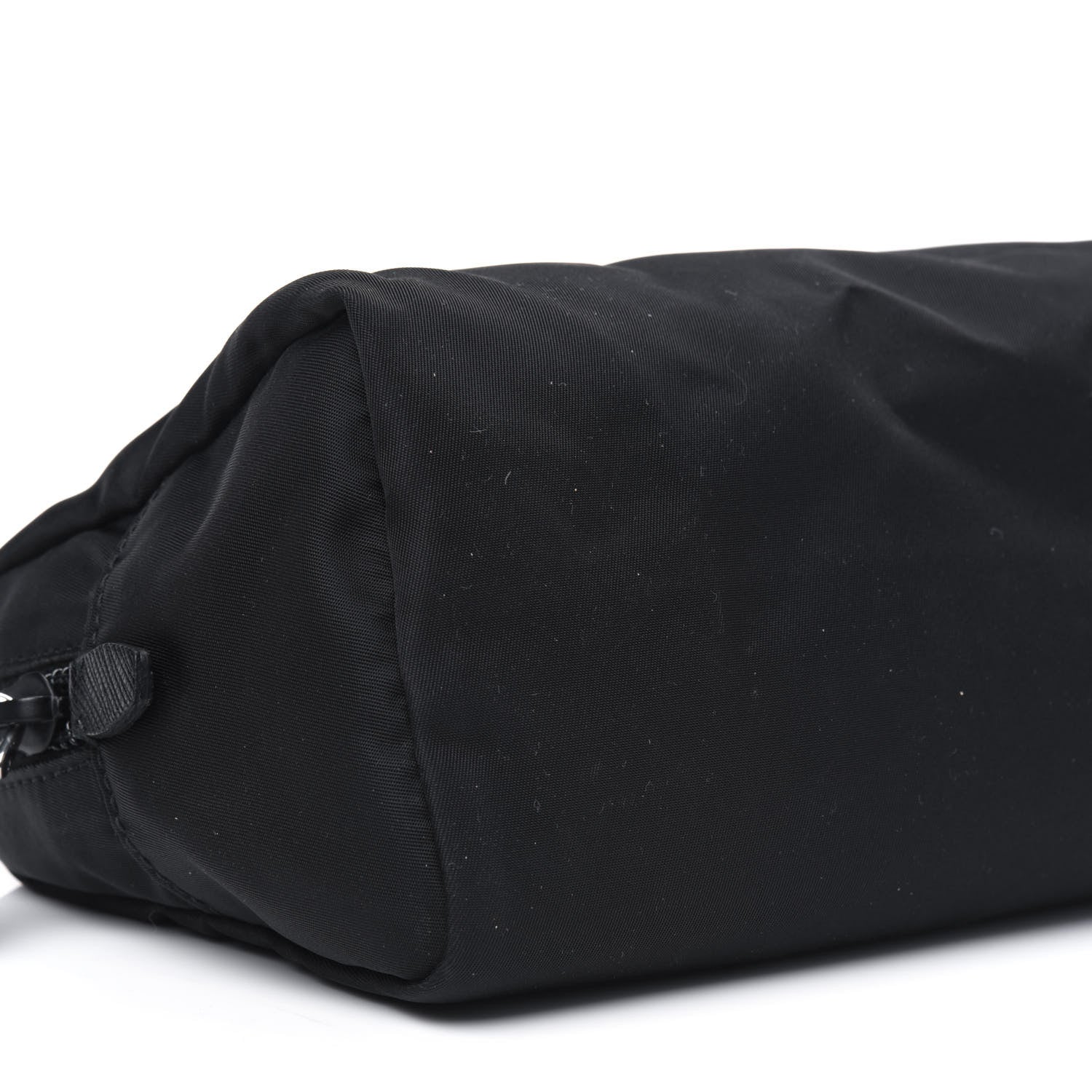 Prada Tessuto Nylon Saffiano Wristlet Black 8 of 13