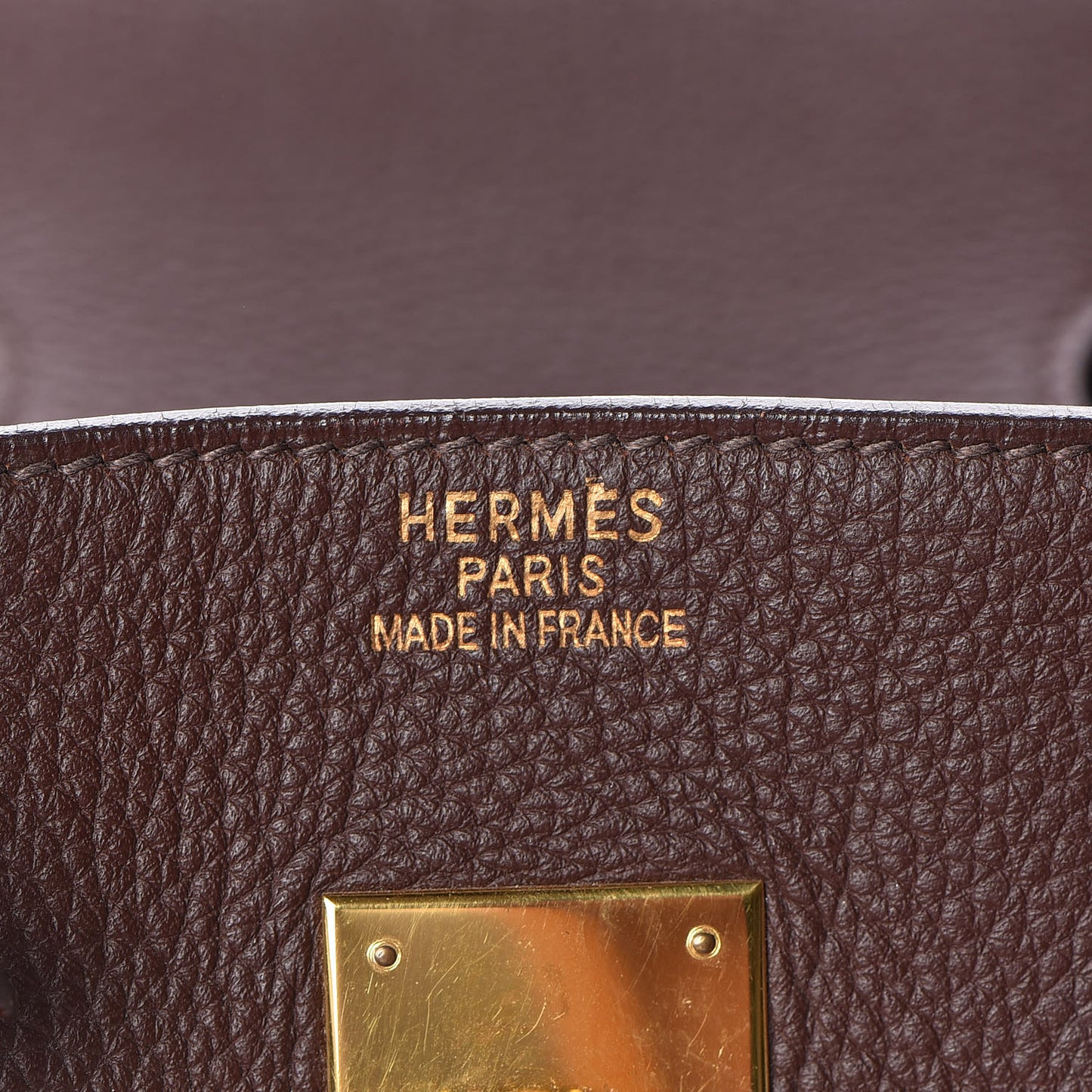 Togo Birkin 35 Chocolate