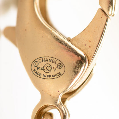 Chanel Irregular Pearl CC Short Necklace Gold 5 of 5