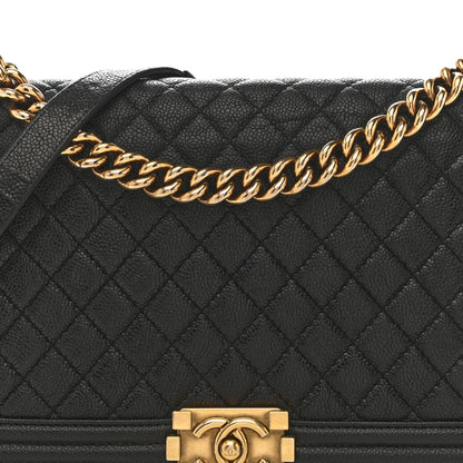 Chanel Caviar Quilted New Medium Boy Flap Black 8 of 13