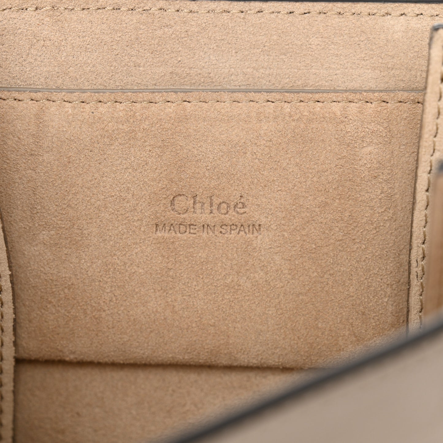 Suede Calfskin Mini Faye Bracelet Bag Motty Grey