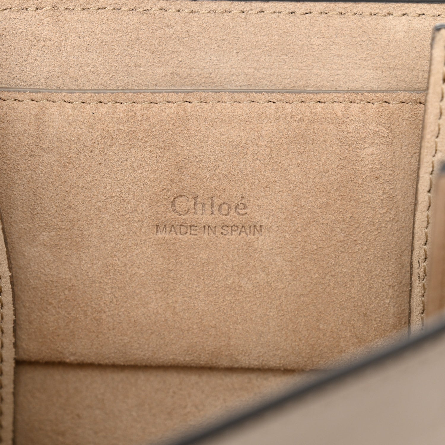 Chloe Suede Calfskin Mini Faye Bracelet Bag Motty Grey 6 of 11