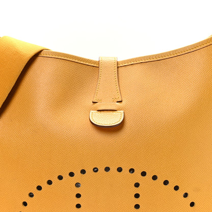 Hermes Courchevel Evelyne GM Jaune 8 of 10