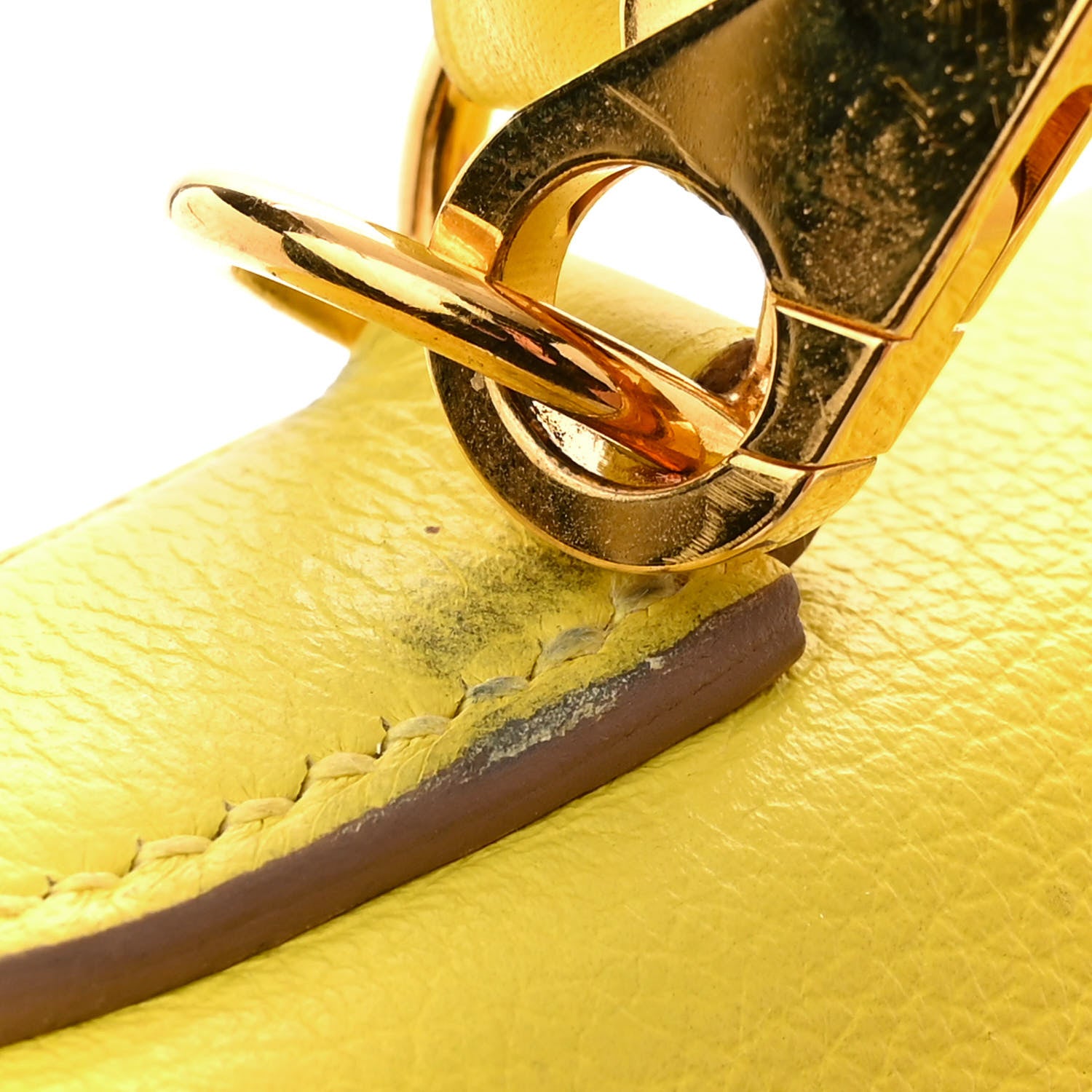 Hermes Evercolor Kelly Retourne 28 Lime 11 of 20