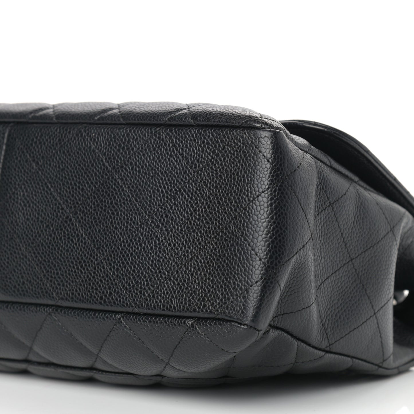 Caviar Quilted Jumbo Single Flap Black