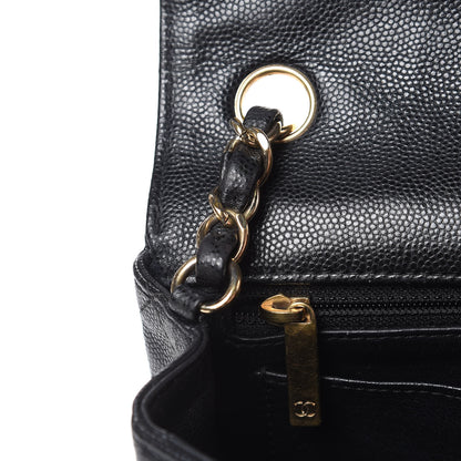 Chanel Caviar Quilted Mini Rectangular Flap Black 15 of 17