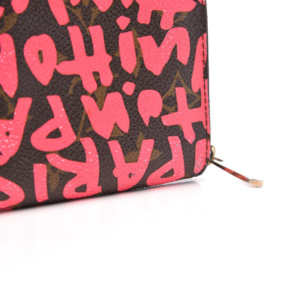 Louis Vuitton Monogram Graffiti Zippy Coin Purse Fuchsia 10 of 11