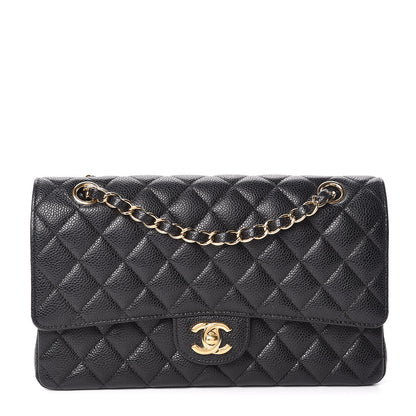Chanel Caviar Quilted Medium Double Flap Black 1 of 13