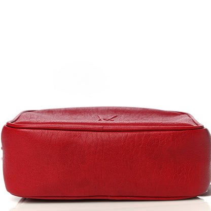 Saint Laurent Lambskin Monogram Lou Belt Bag Red 12 of 12