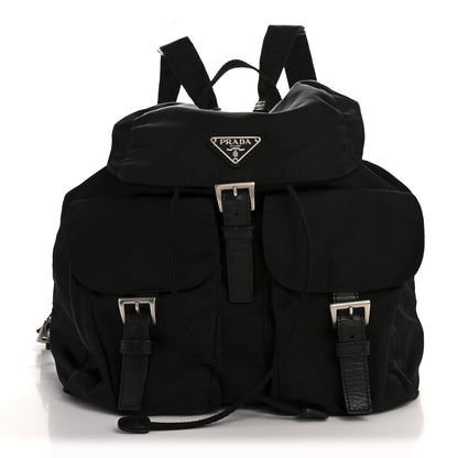 Prada Nylon Vela Medium Backpack Black 1 of 15