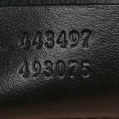 Gucci Calfskin Matelasse Small GG Marmont Shoulder Bag Black 7 of 11