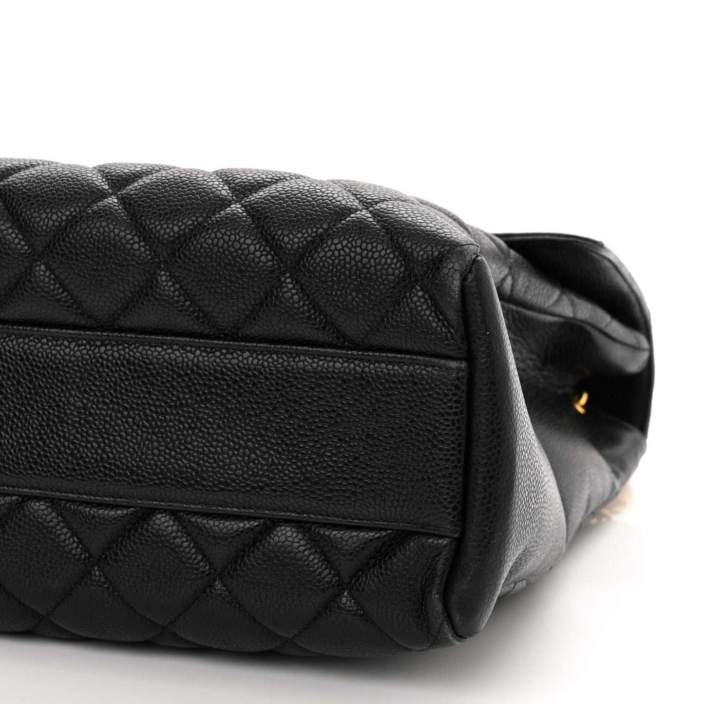 Caviar Quilted Jumbo Single Flap Black