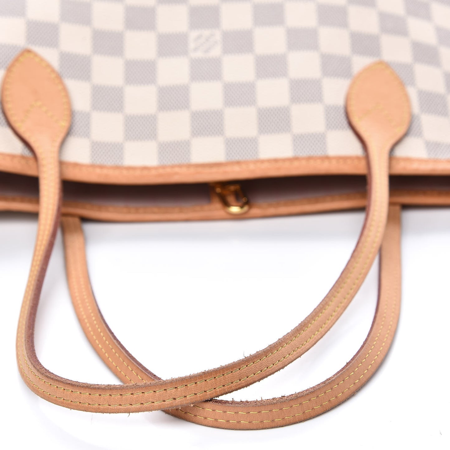 Damier Azur Neo Neverfull MM Rose Ballerine