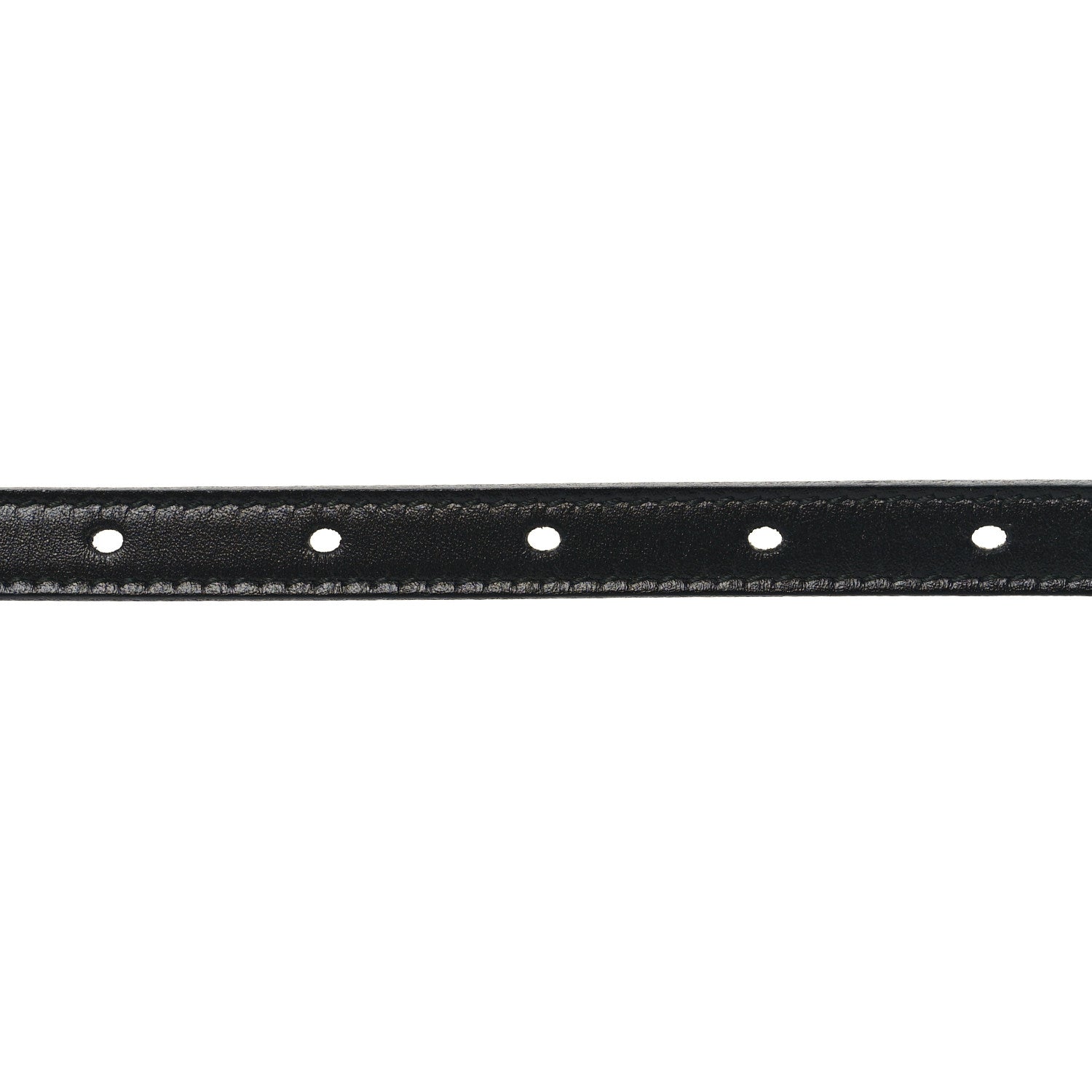 Christian Dior Calfskin D-Bee Slim Belt L Black 5 of 6