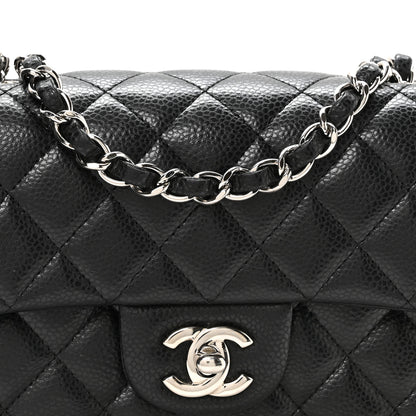 Chanel Caviar Quilted Mini Rectangular Flap Black 8 of 11