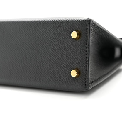 Hermes Epsom Mini Kelly Sellier 20 Black 9 of 11