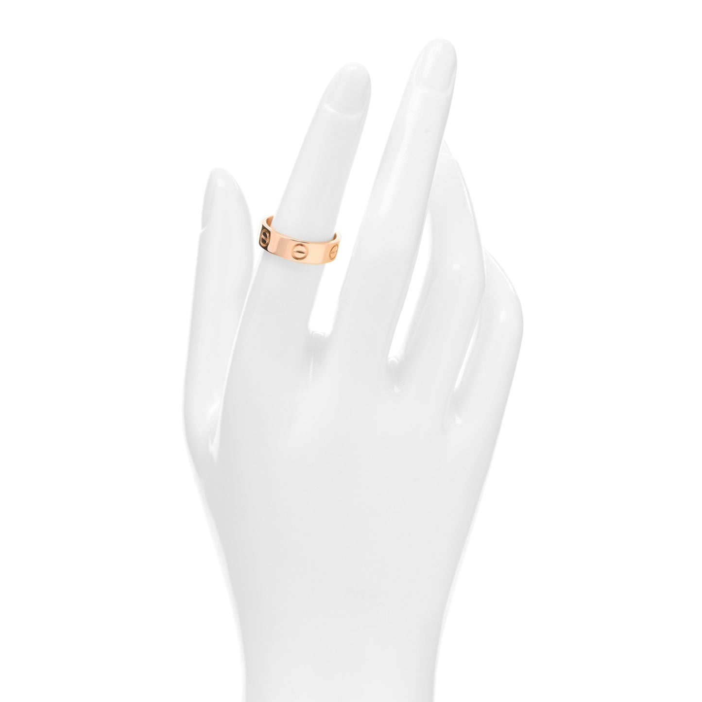 18K Pink Gold 5.5mm LOVE Ring 53 6.25