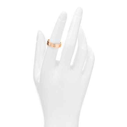 Cartier 18K Pink Gold 5.5mm LOVE Ring 53 6.25 2 of 4