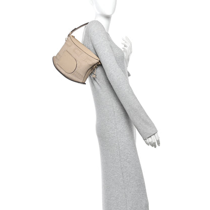 Delvaux Taurillon Soft Woven D Motif Pin Swing Sirocco 2 of 9