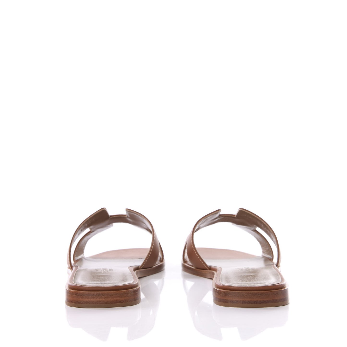Box Calfskin Oran Sandals 36 Gold
