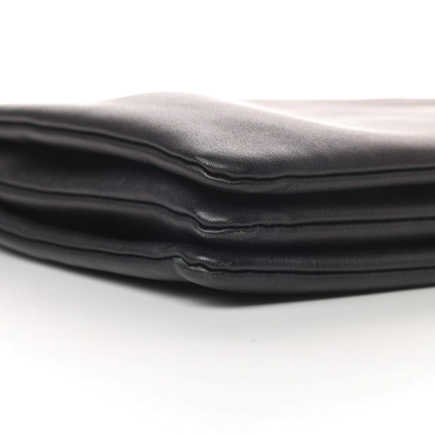 Lambskin Large Trio Crossbody Bag Black