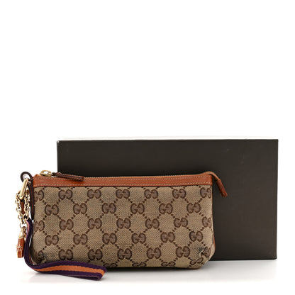 Gucci Monogram Jolicoeur Wristlet Light Brown 8 of 8