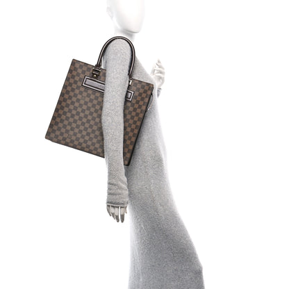 Louis Vuitton Damier Ebene Venice Sac Plat GM 2 of 10