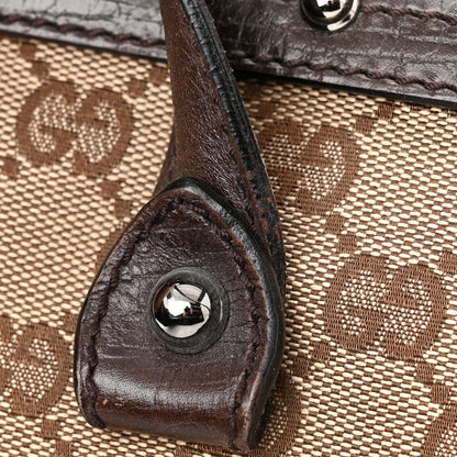 Gucci Monogram Bamboo Bullet Bag Dark Brown 13 of 14