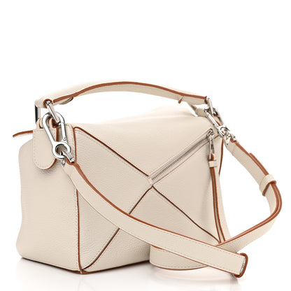 Loewe Calfskin Small Puzzle Bag Ivory 3 of 10