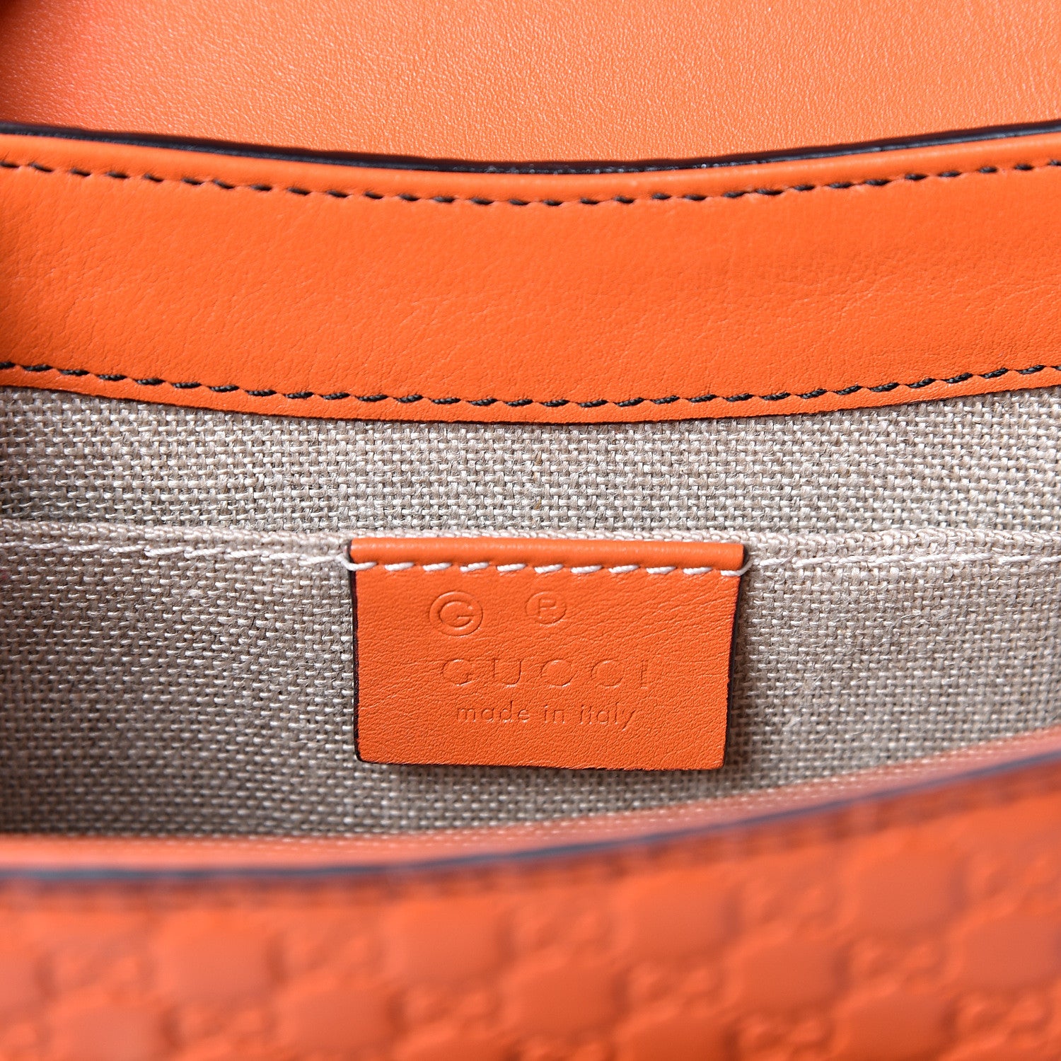 Gucci Soft Microguccissima Mini Emily Chain Shoulder Bag Sun Orange 5 of 10