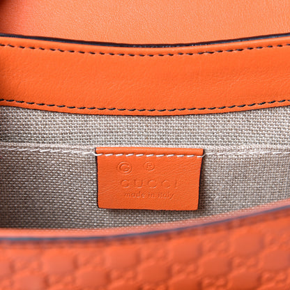 Gucci Soft Microguccissima Mini Emily Chain Shoulder Bag Sun Orange 5 of 10