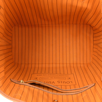 Louis Vuitton Damier Azur Braided Neverfull MM Orange 6 of 11