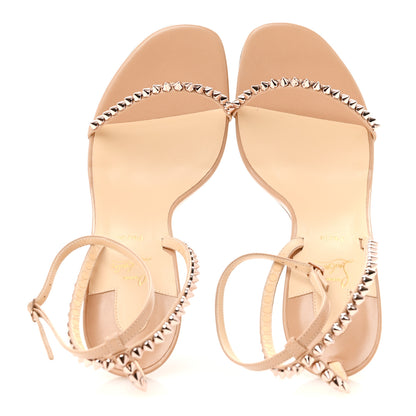 Christian Louboutin Kid Spiked So Me 100 Sandals 42 Nude 2 of 8