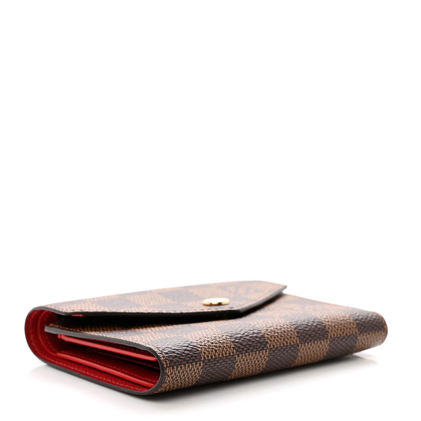 Damier Ebene Victorine Wallet Red
