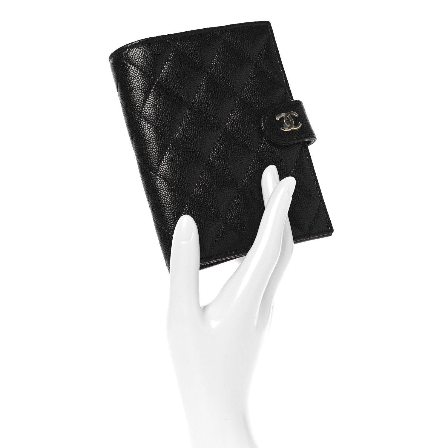 Chanel Caviar Quilted Passport Holder Black 2 of 7