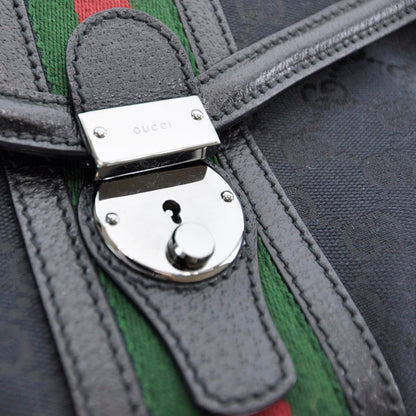 Gucci Monogram Treasure Flap Black 5 of 8